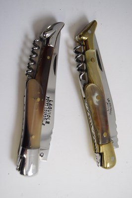 Lot 485 - Bag containing a Laguiole penknife, Poyft...