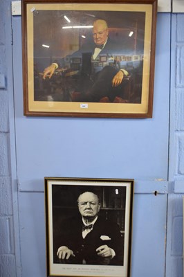 Lot 688 - After Arthur Pan, coloured print Winston...