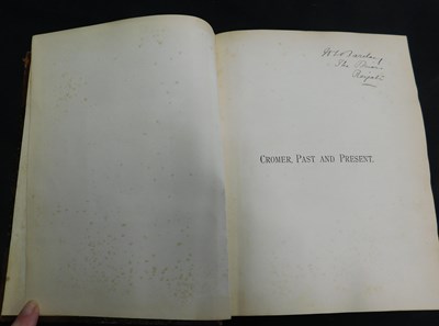 Lot 434 - WALTER RYE: CROMER PAST AND PRESENT...,...