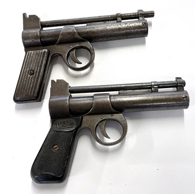 Lot 93 - Two Webley Junior .177 air pistols made by...