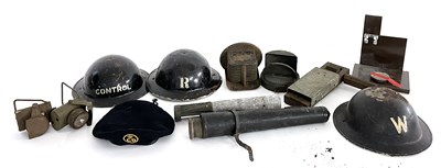 Lot 102 - Quantity of Post War Civil Defense items to...