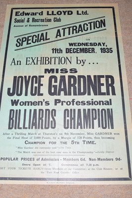 Lot 370 - Advertising poster - Edward Lloyd Ltd Social &...