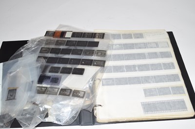 Lot 387 - Black album containing large collection of...