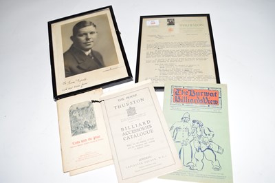 Lot 388 - Mixed Lot comprising a framed and signed...