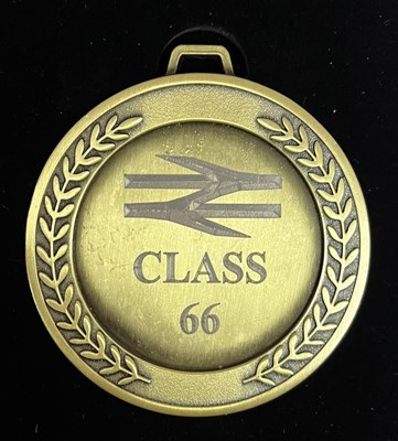 Lot 294 - A commemorative gold award medal to 60712...