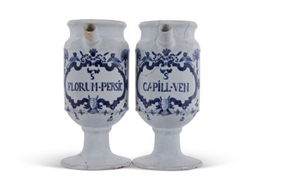 Lot 72 - Dutch Delft Drug Jars