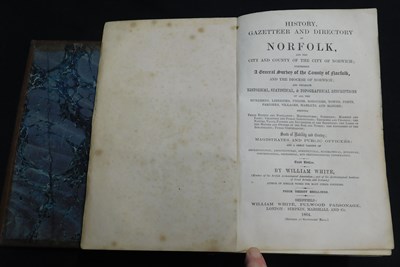 Lot 465 - WILLIAM WHITE: HISTORY GAZETTEER AND DIRECTORY...