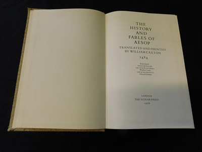 Lot 78 - AESOP: HISTORY AND FABLES OF AESOP TRANSLATED...