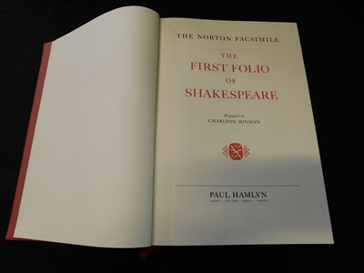 Lot 104 - WILLIAM SHAKESPEARE: THE NORTON FACSIMILE THE...