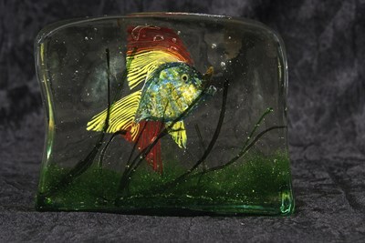 Lot 1 - Murano Aquarium Block c.1960s