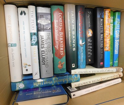 Lot 498 - Box: signed modern firsts etc