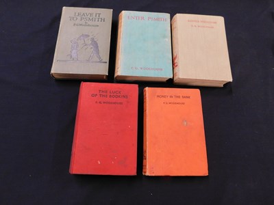 Lot 68A - P G WODEHOUSE: 9 Titles: LEAVE IT TO PSMITH,...