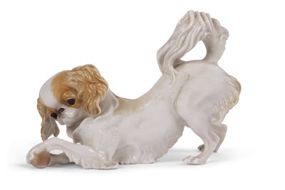 Lot 33A - Nymphenburg Model of a Spaniel