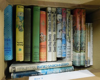 Lot 514 - Box: juvenile fiction including Malcolm...