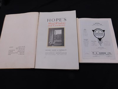 Lot 190 - HENRY HOPE & SONS LTD: HOPE'S METAL WINDOWS...