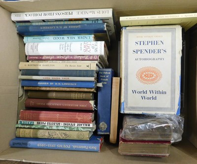 Lot 526 - Box: poetry