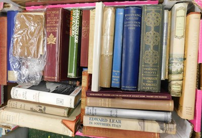 Lot 529 - Box: mixed, mainly travel and topography