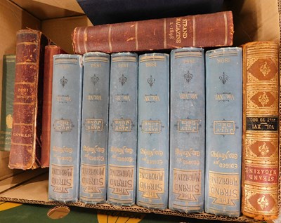 Lot 544 - Box: mixed, mainly The Strand magazine,...
