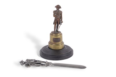 Lot 80 - Brass Model of Nelson