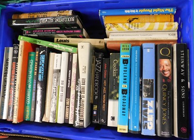 Lot 552 - Two crates: jazz interest