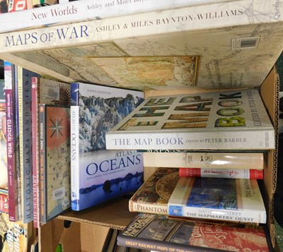 Lot 565 - Box: mixed, mainly cartography interest