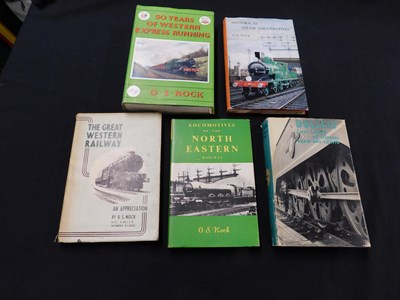 Lot 229 - O S NOCK: 4 Titles: THE GREAT WESTERN RAILWAY,...