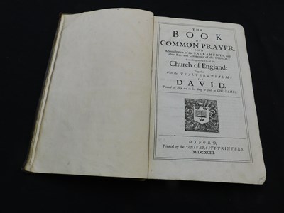 Lot 249 - THE BOOK OF COMMON PRAYER, Oxford printed by...