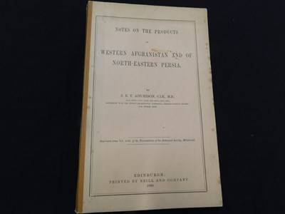 Lot 289 - JAMES EDWARDS TIERNEY AITCHISON: NOTES ON THE...