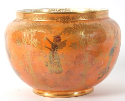 Lot 47 - Crown Devon Fairies Jardiniere c.1930s
