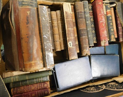 Lot 592 - Two boxes: mixed, mainly antiquarian