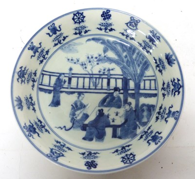 Lot 16 - Chinese porcelain small dish, marked Qianlong...