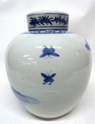 Lot 27 - Chinese porcelain large jar and cover...