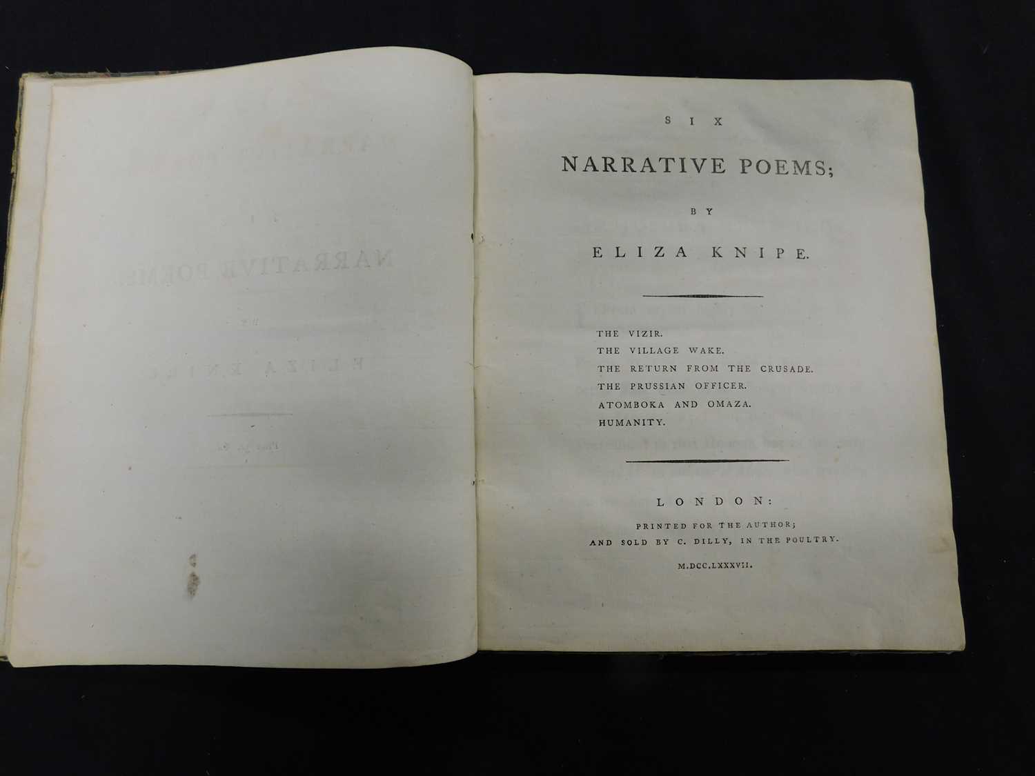 Lot 171 - ELIZABETH COBBOLD NEE KNIPE: SIX NARRATIVE...