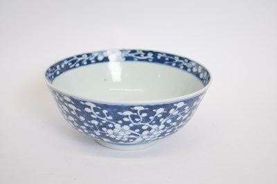 Lot 34 - Chinese porcelain 19th century bowl, the blue...