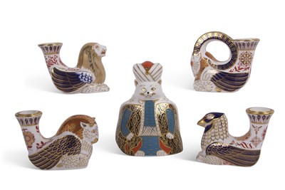 Lot 34 - Group of Crown Derby paperweight wares...