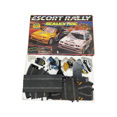 Lot 317 - A boxed Scalextric Escort Rally Set (unchecked...