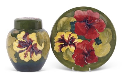 Lot 52 - Moorcroft Jar and Cover and Dish