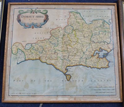 Lot 611 - ROBERT MORDEN: DORSETSHIRE, engraved hand...