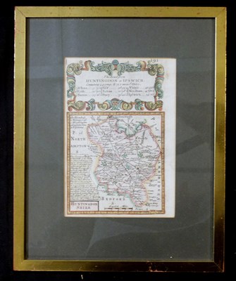 Lot 616 - OWEN/BOWEN: 3 hand coloured engraved road maps...