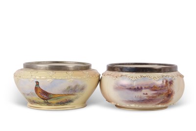 Lot 55 - Worcester (Locke & Co) Bowls by Stinton