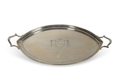 Lot 314 - An Edward VII heavy quality two handled tea...