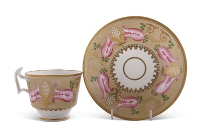 Lot 124 - Swansea porcelain cup and saucer circa 1815...