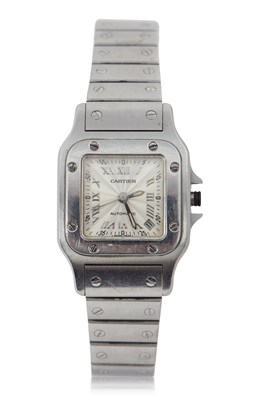 Lot 405A - Cartier Santos 2423 ladies automatic...