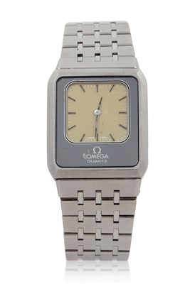 Lot 440 - An Omega Equinox Reverso quartz, circa 1980,...