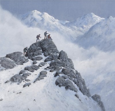 Lot 605 - Colin W Burns (British, B.1944) "The Cuillins -...