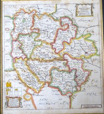 Lot 620 - ROBERT MORDEN: BARKSHIRE, engraved hand...