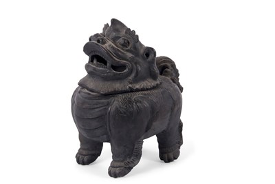 Lot 154 - An unusual bronzed effect incense burner...