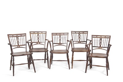 Lot 507 - A matched set of five 19th Century Mendlesham...