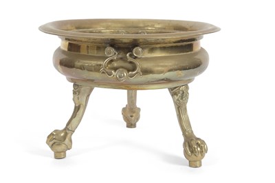 Lot 514 - A large 19th Century brass jardiniere or wine...