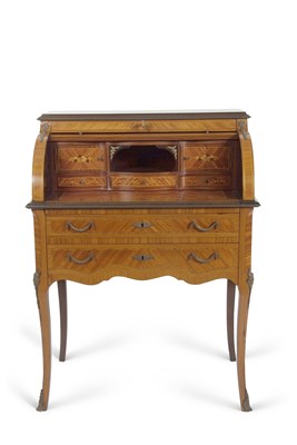 Lot 494 - A 20th Century continental cylinder front...